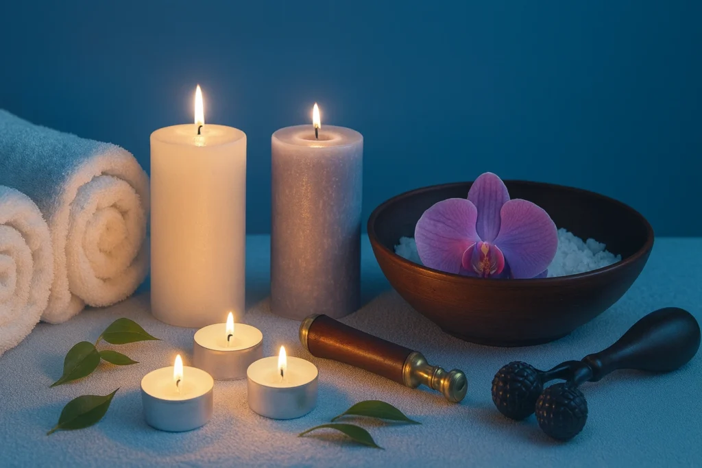 Wild Orchid Massage Background